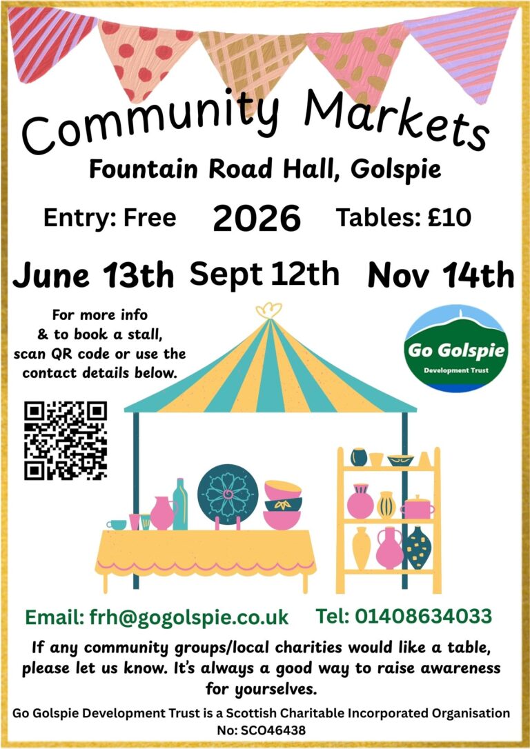 Community Markets - Go Golspie Development Trust
